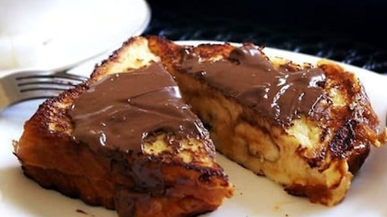 Pain perdu à la banane et au Nutella