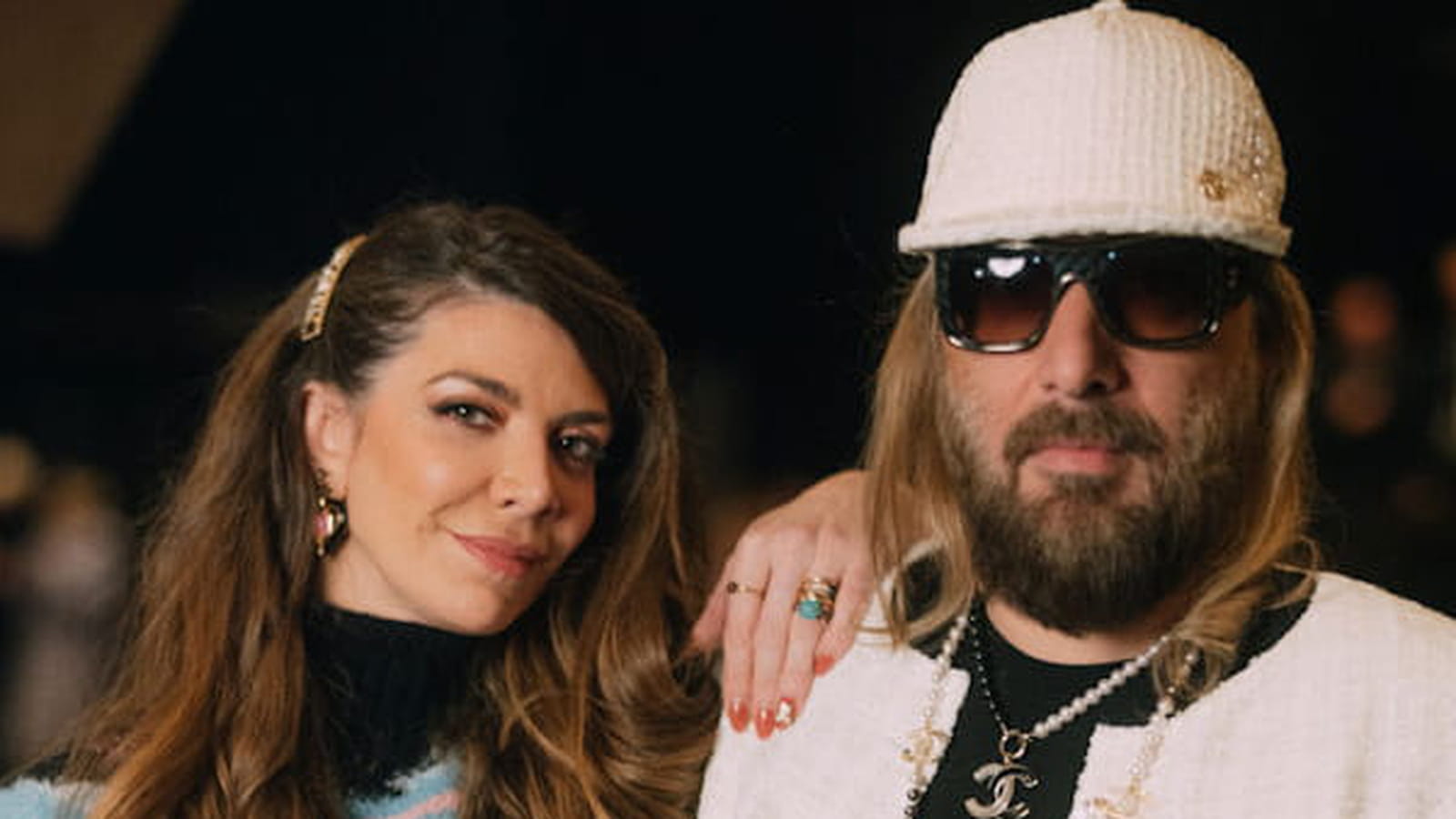 Amandine de la Richardière et Sébastien Tellier le 24 janvier 2023