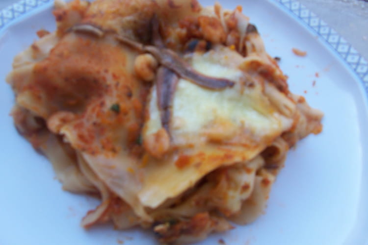 Lasagnes aux fruits de mer