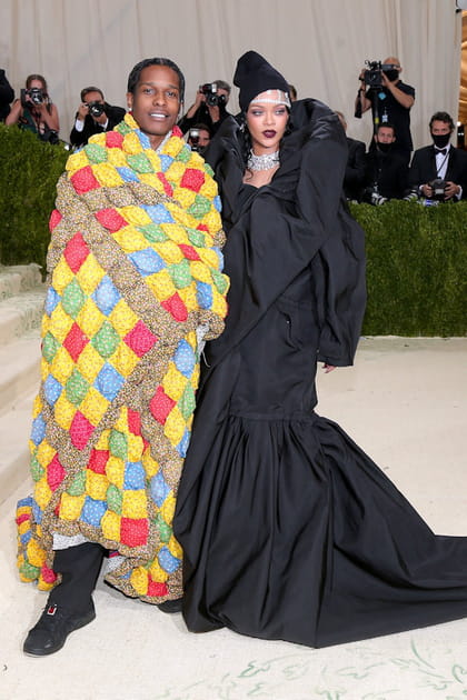 Rihanna et A$AP Rocky en look oversized