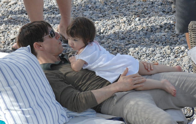 Suri Cruise en 2007 : adorable photo père-fille