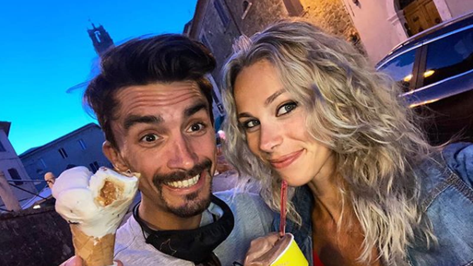 Julian Alaphilippe et Marion Rousse