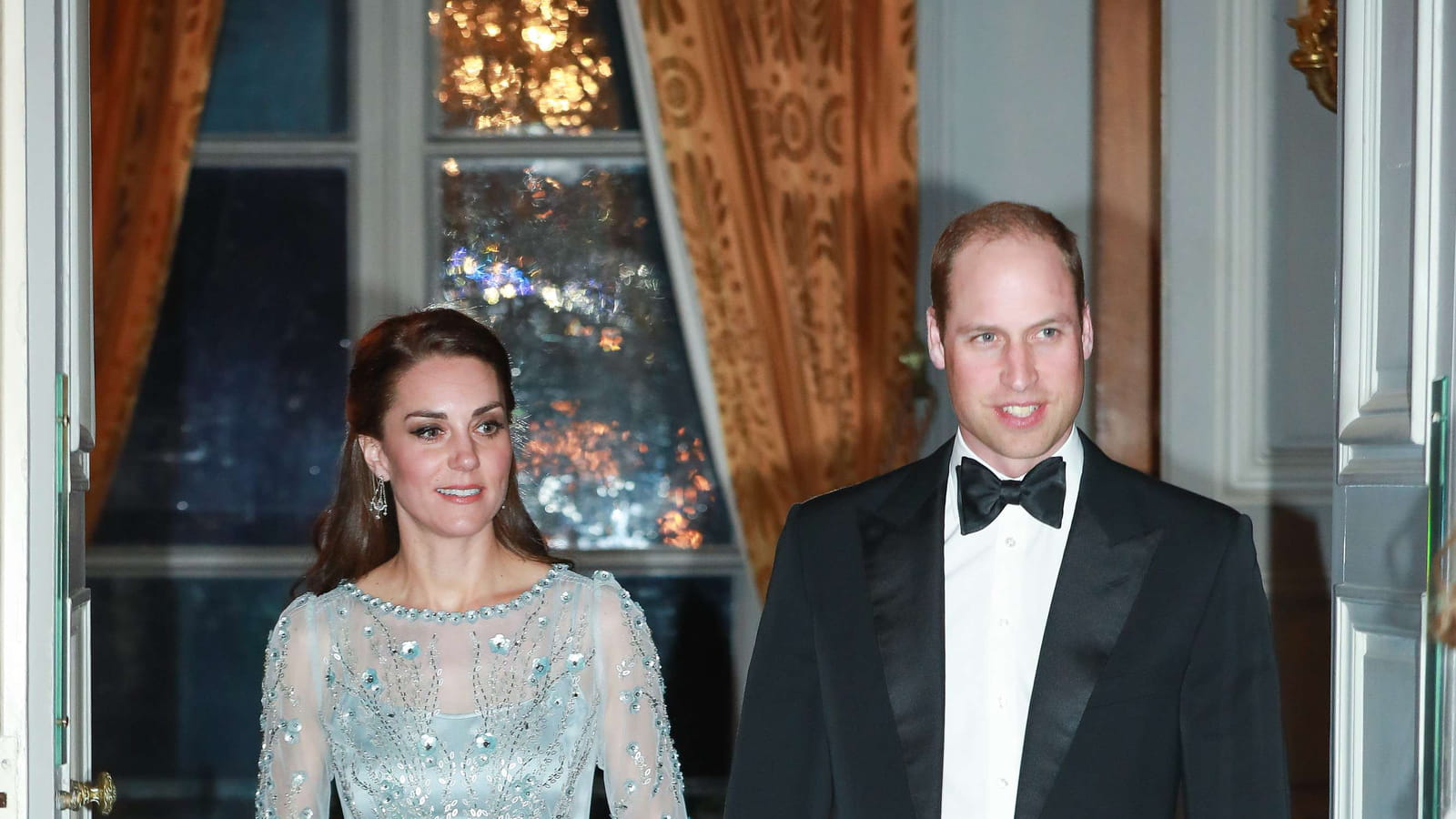 Le couple princier, apprêté