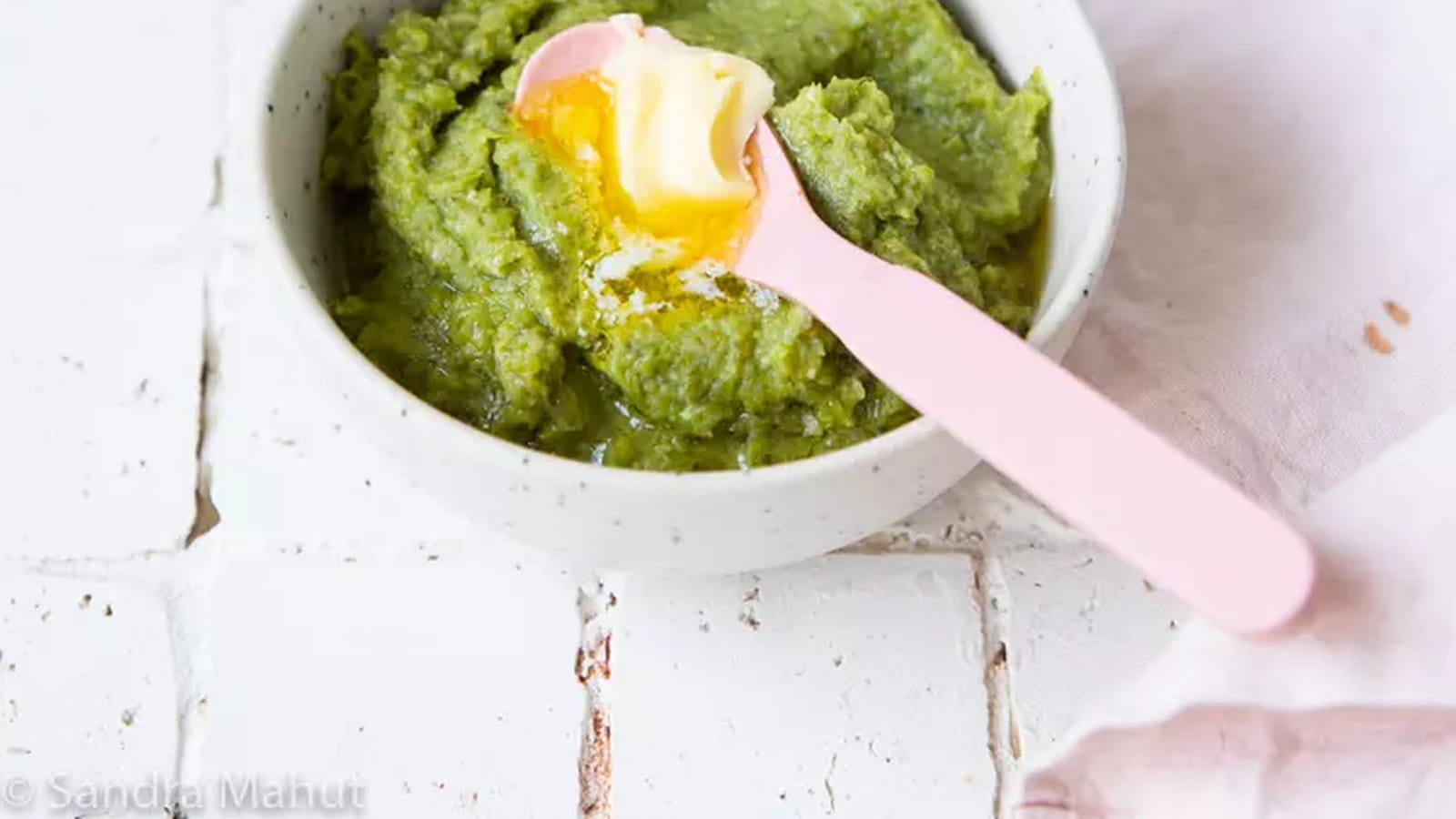 Purée de haricots verts 