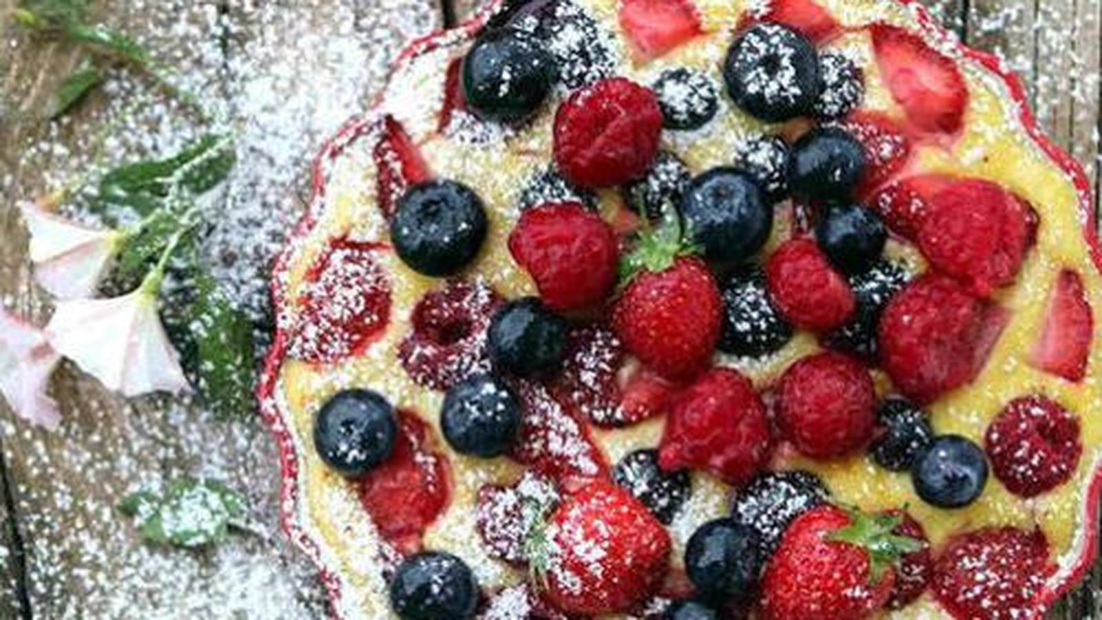 Ricotta gratinée aux fruits rouges