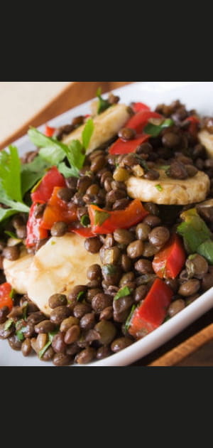 Salade de lentilles