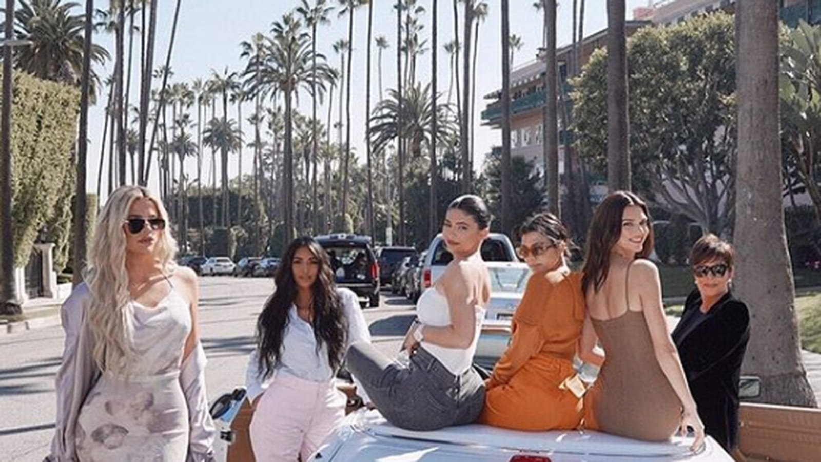 Khloe Kardashian, Kim Kardashian, Kylie Jenner, Kourtney Kardashian, Kendall Jenner et Kris Jenner