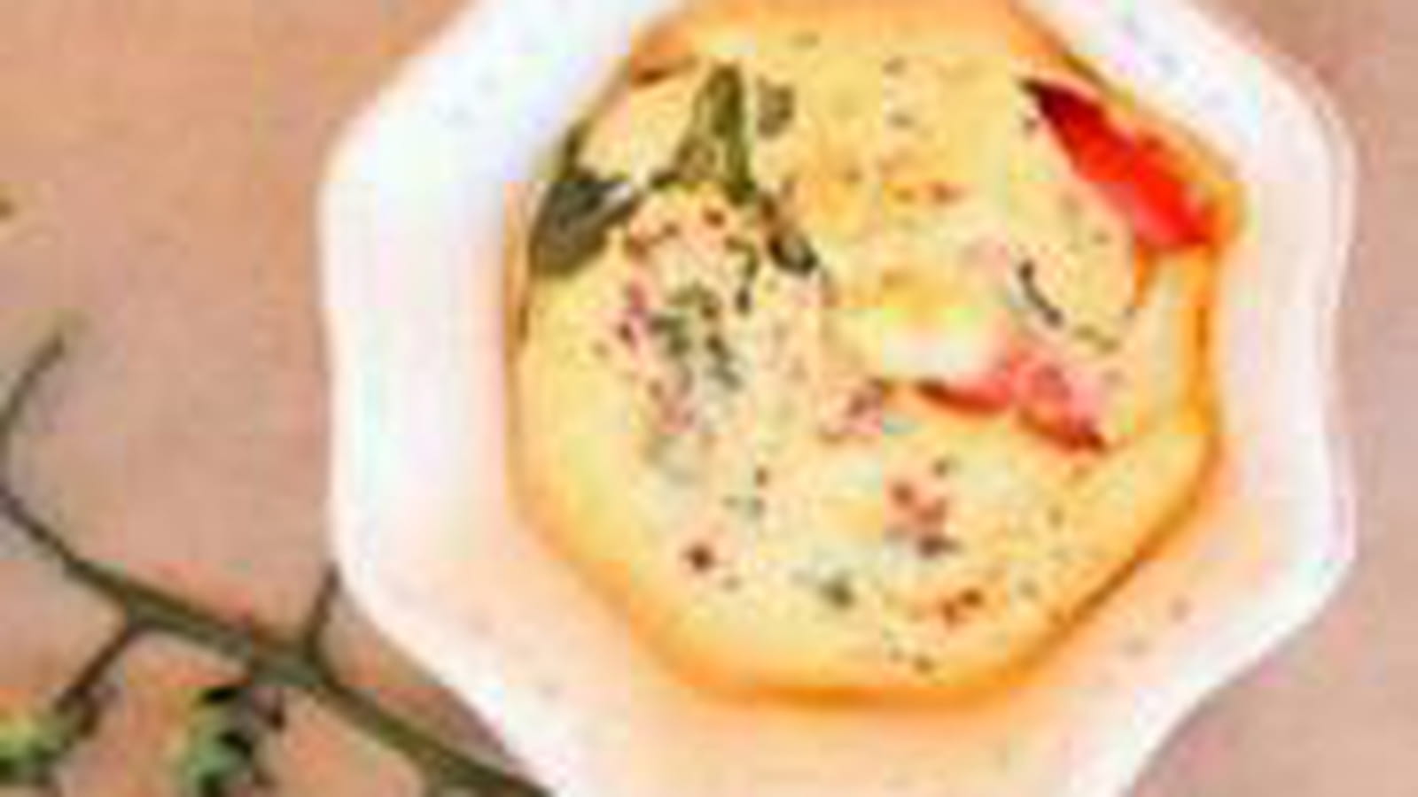 Petits flans à la mozzarella 
