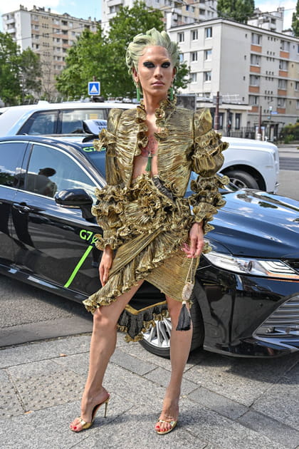 Miss Fame au d&eacute;fil&eacute; Alexandre Vauthier