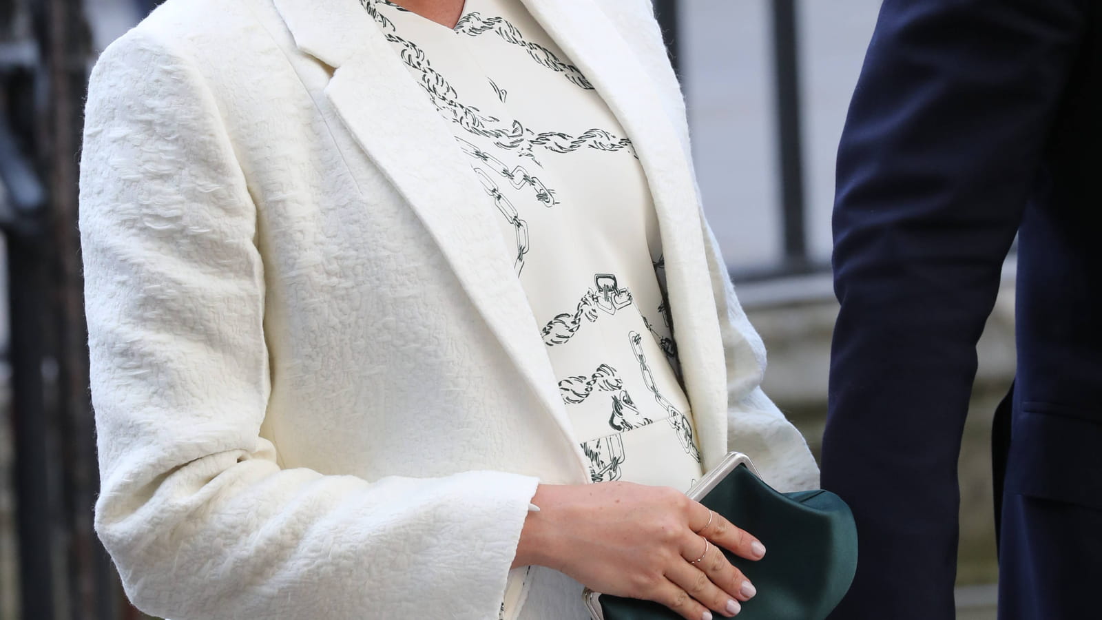 Un manteau blanc, Victoria Beckham