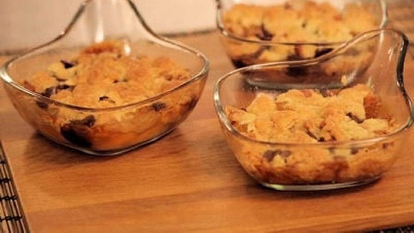 Crumbles poire-chocolat