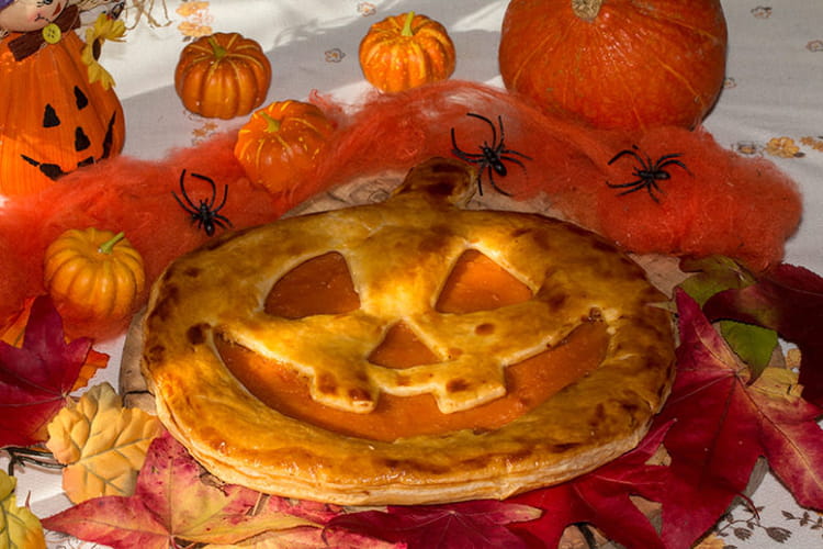 Recette de Pumpkin Pie en forme de citrouille