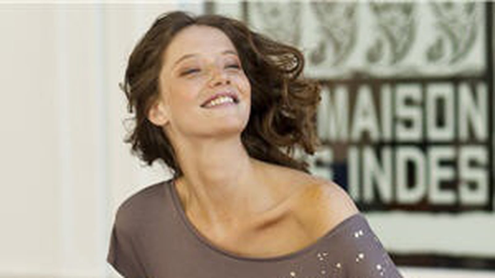 Robe à strass de Soft Grey