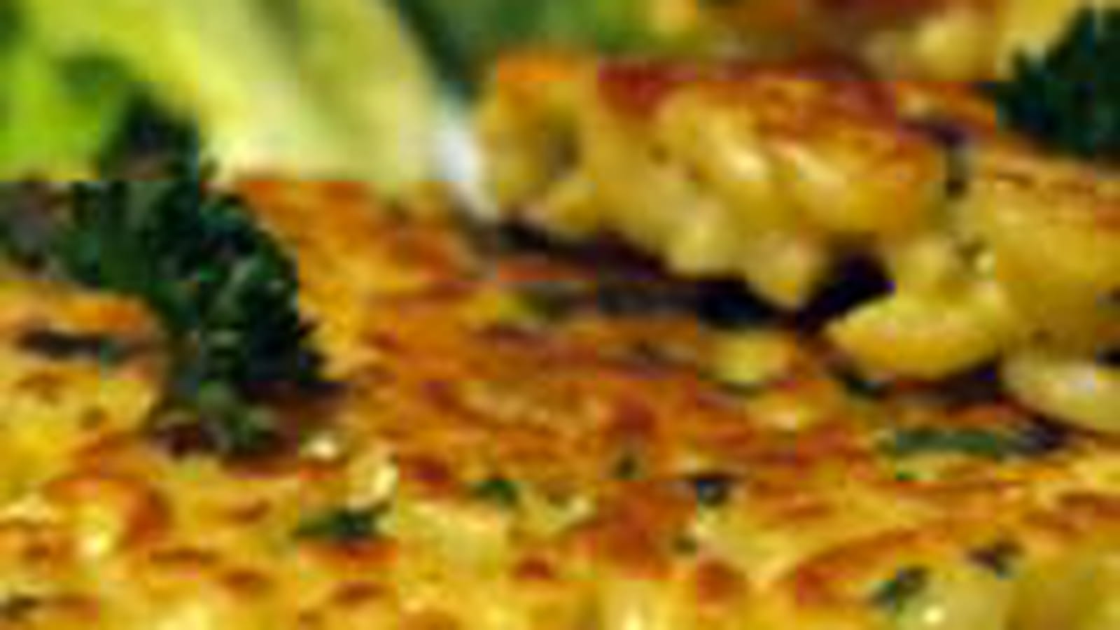 Galettes de coquillettes aux lardons