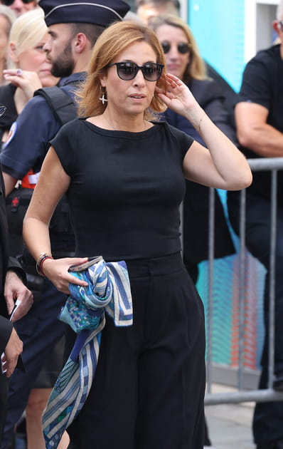 Léa Salamé a assisté aux obsèques de Thierry Ardisson