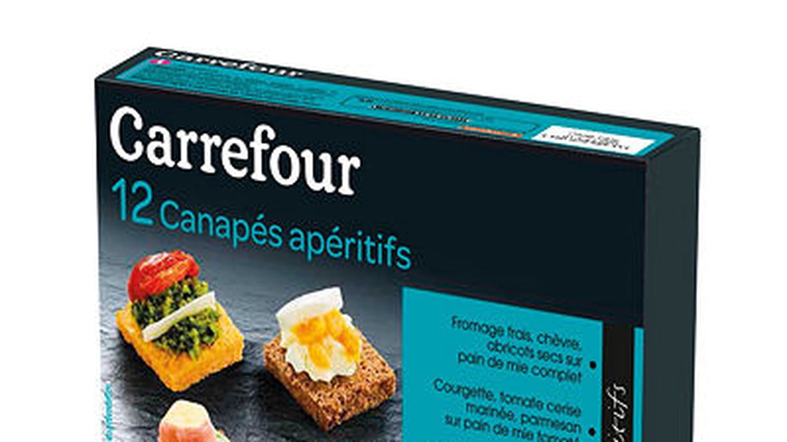 Canapés apéritifs Carrefour