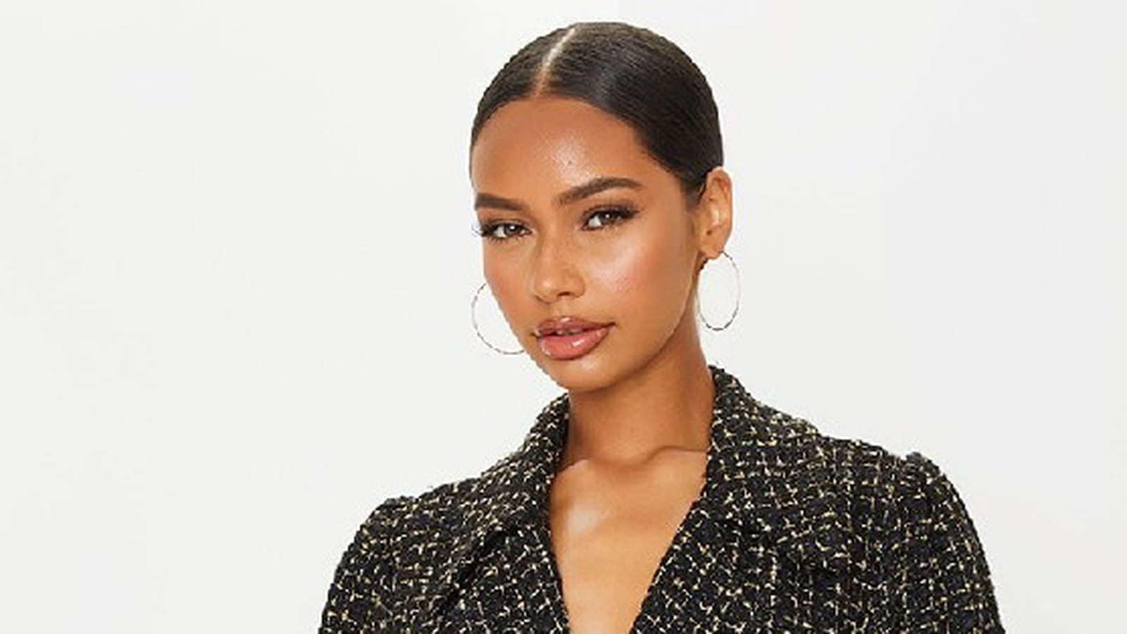 Robe tweed PrettyLittleThing