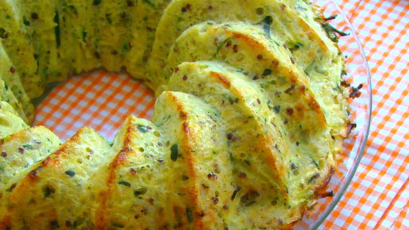 Gâteau de riz aux courgettes à La vache qui rit