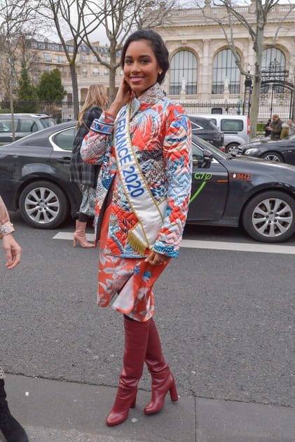 Cl&eacute;mence Bottino Miss France 2020&nbsp;au d&eacute;fil&eacute; L&eacute;onard