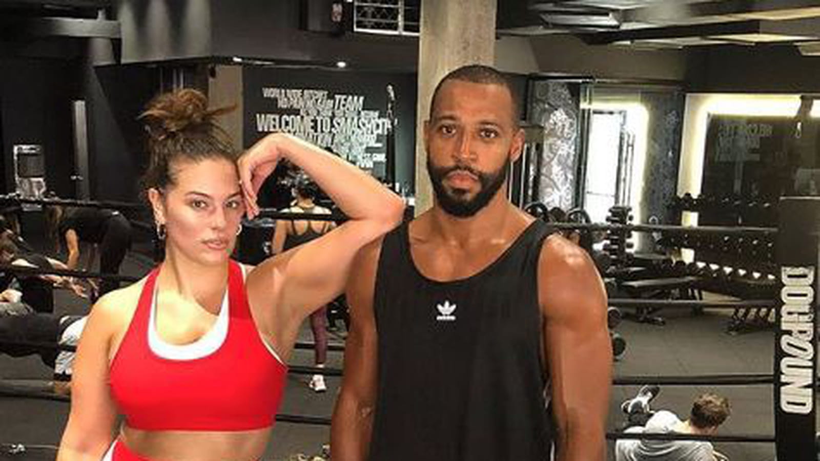 Ashley Graham et Justin Ervin, 25 juillet 2018