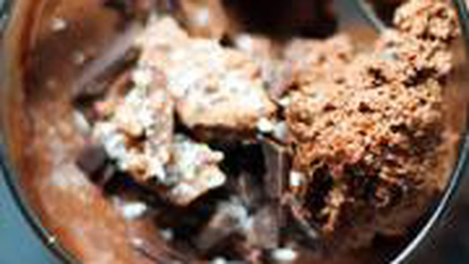 Mousse au chocolat croquante