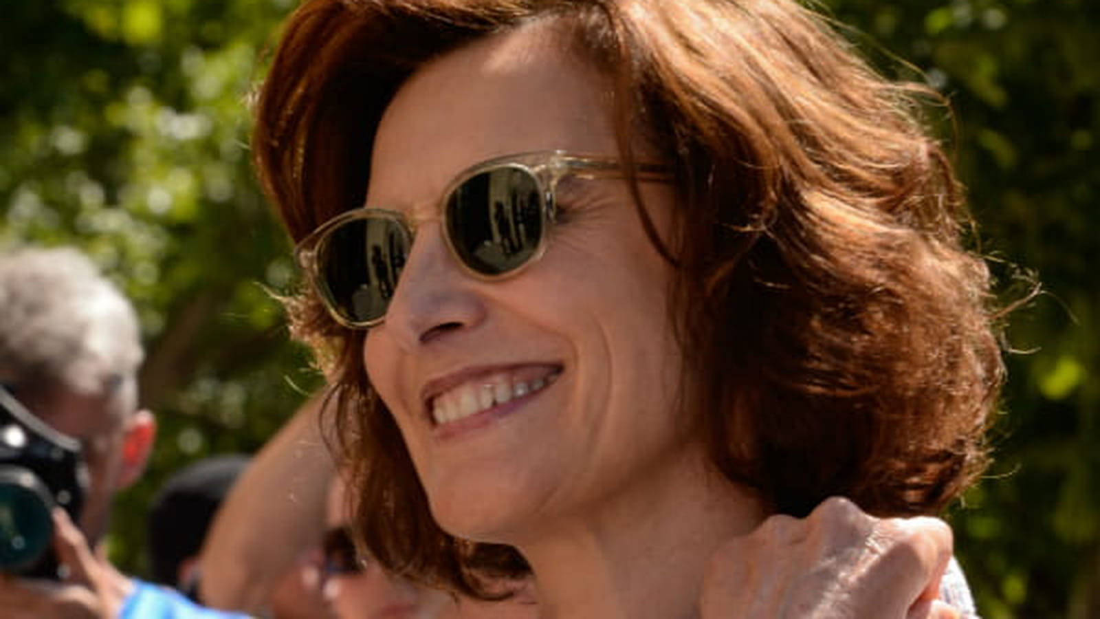 Inès de La Fressange le 3 juillet 2017