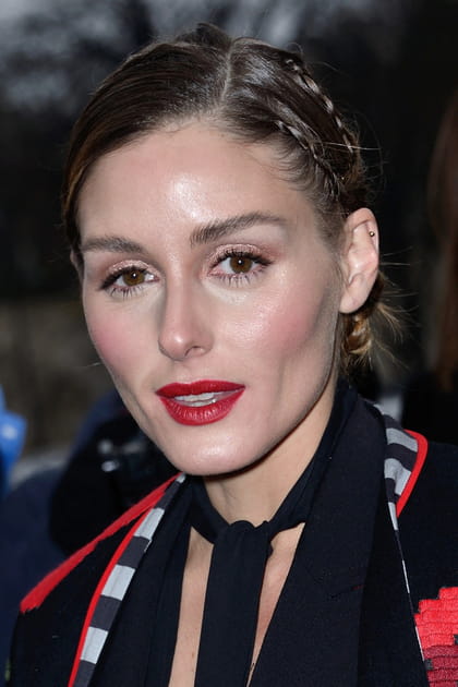 Le chignon avec mini tresses d'Olivia Palermo
