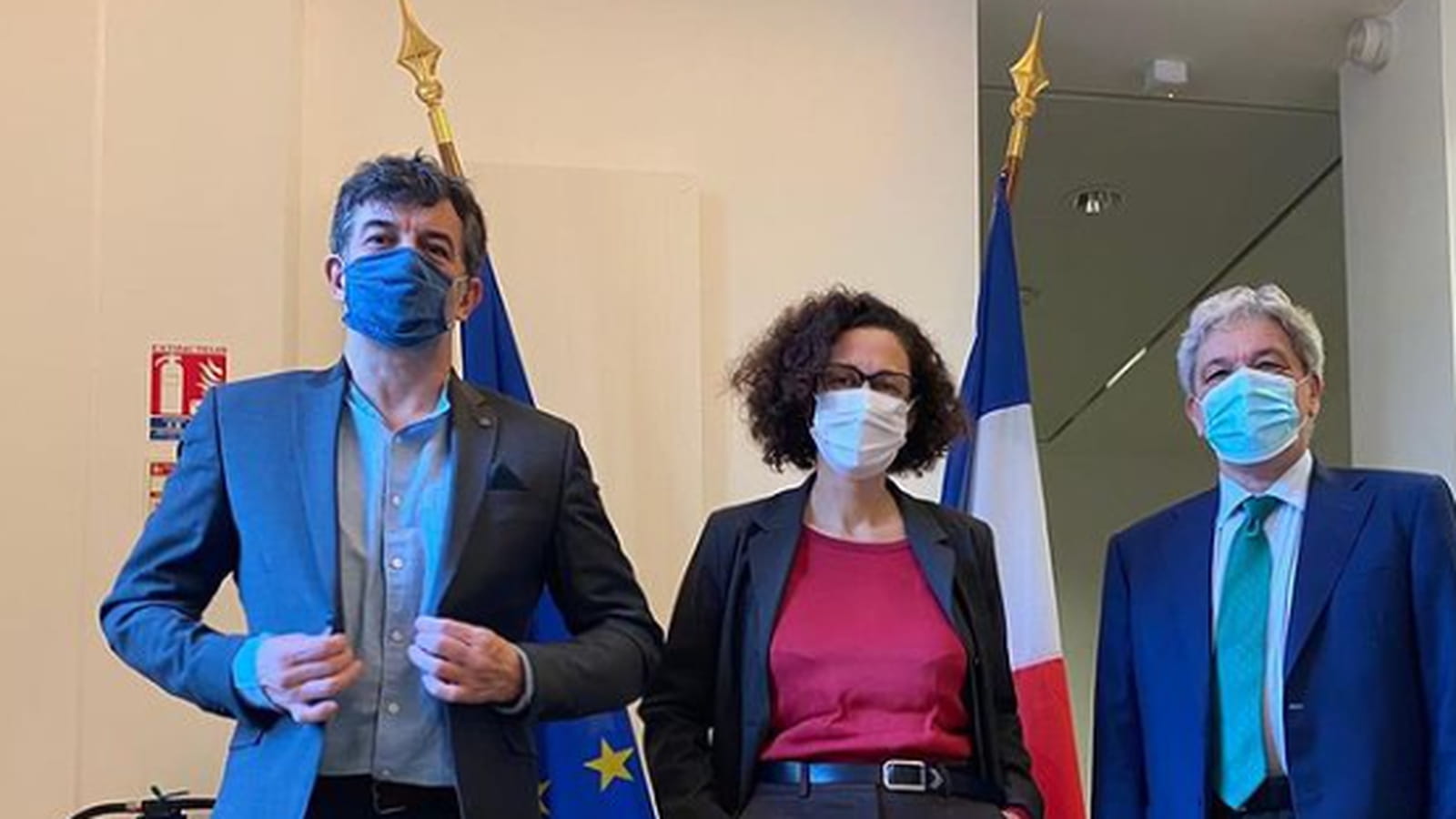 Stéphane Plaza et Emmanuelle Wargon 