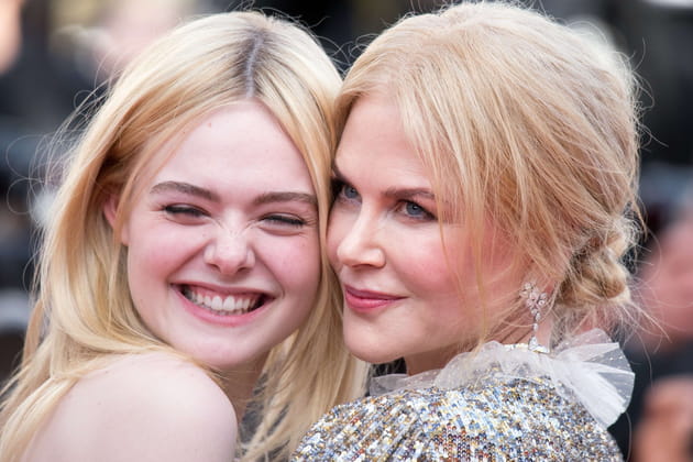 Elle Fanning et Nicole Kidman, débordantes d'amour