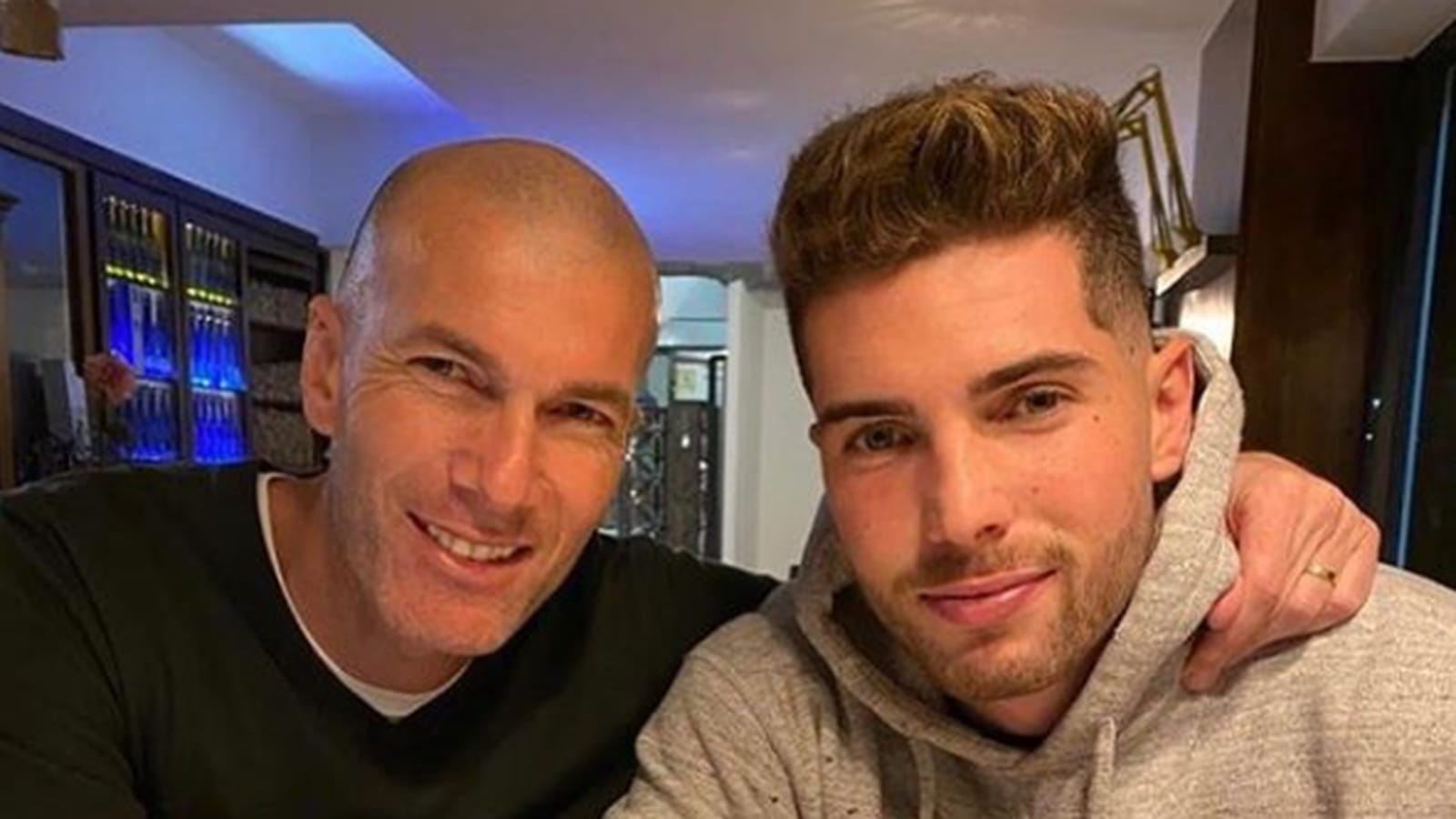 Zinédine et Luca Zidane