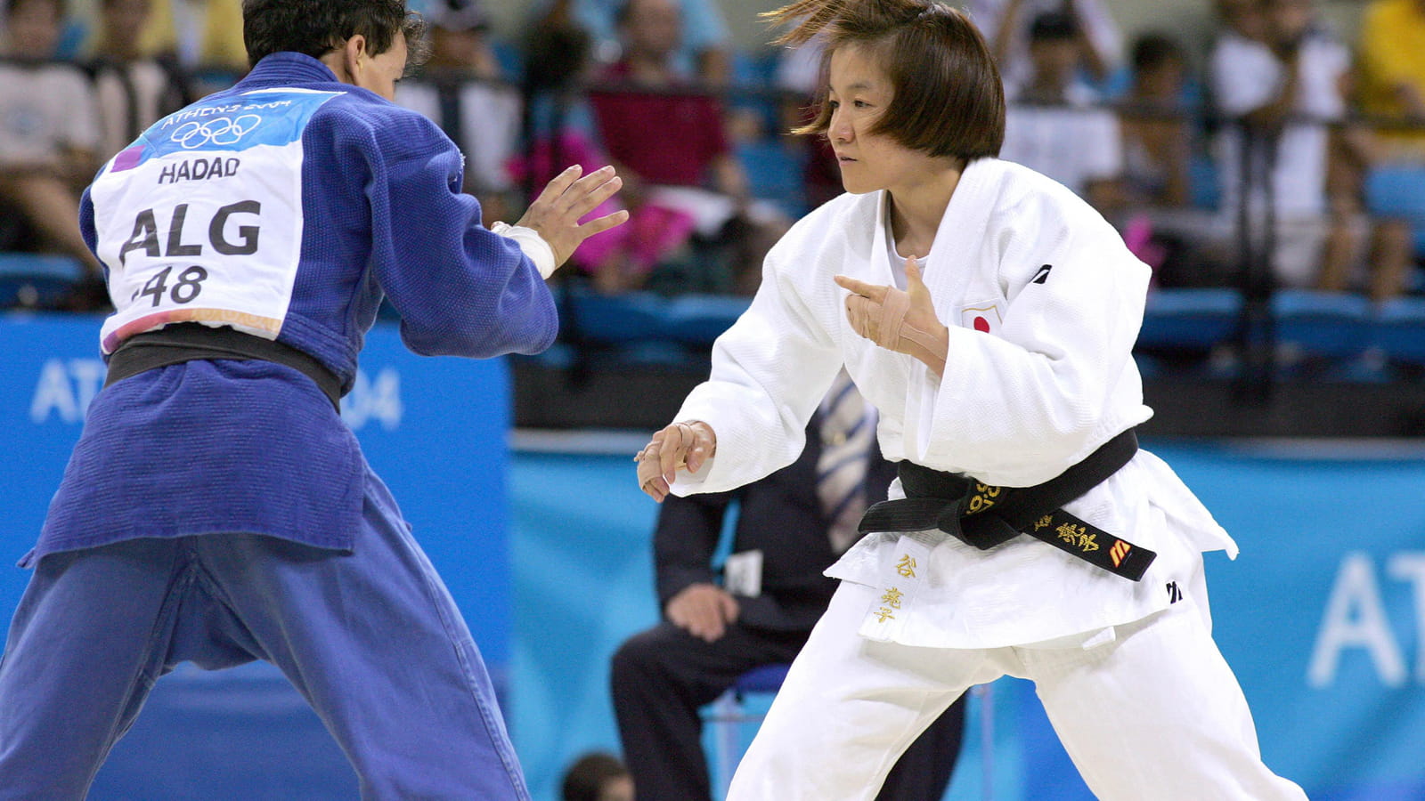Ryōko Tani aux Jeux olympiques d’Athènes en 2004