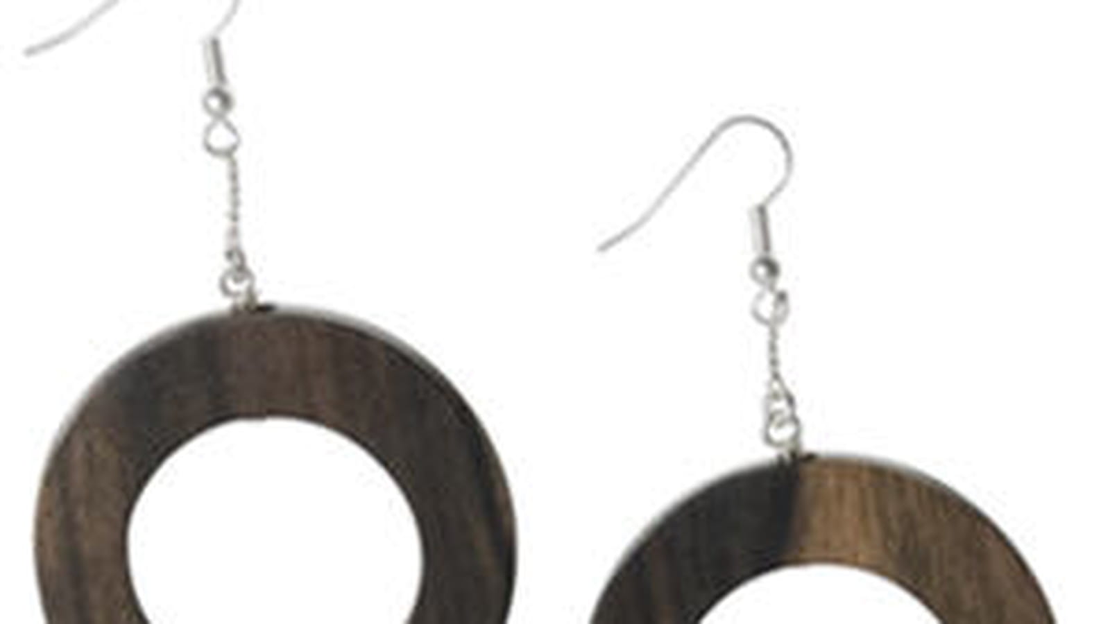 Boucles d'oreilles bois
