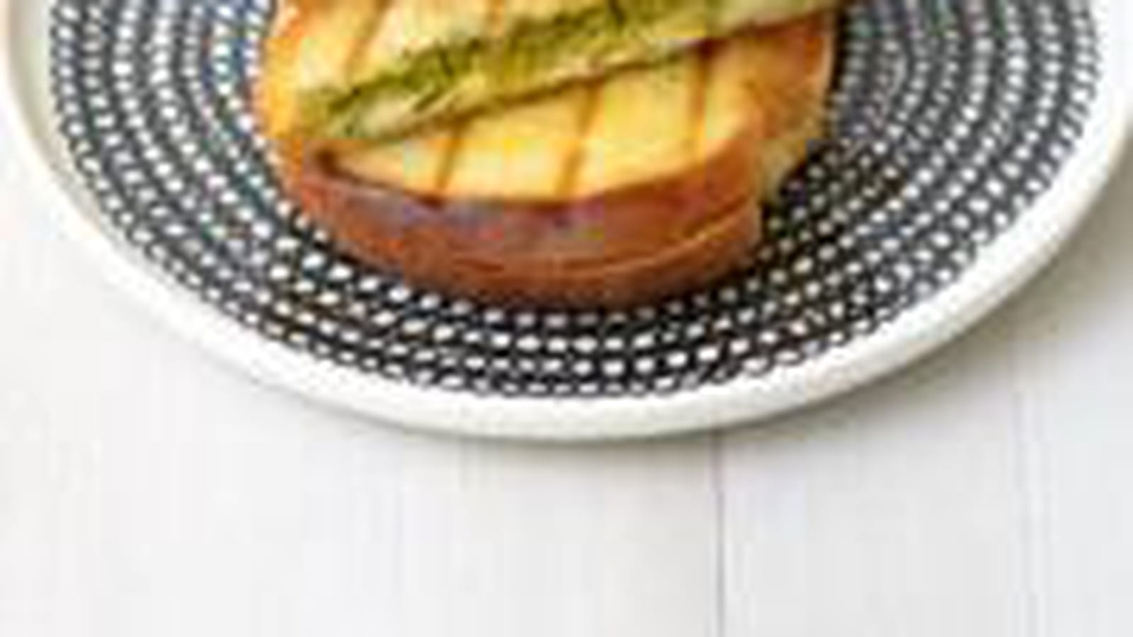 Croques petits-pois chèvre