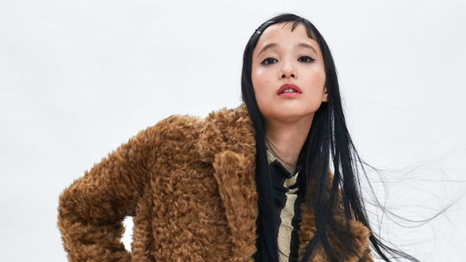 Veste en fausse fourrure 