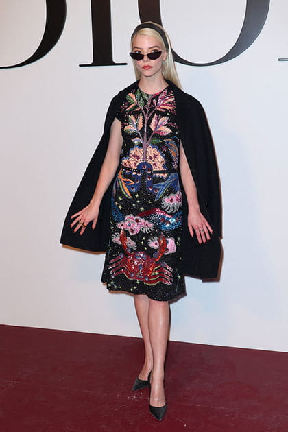 Anya Taylor au défilé Dior