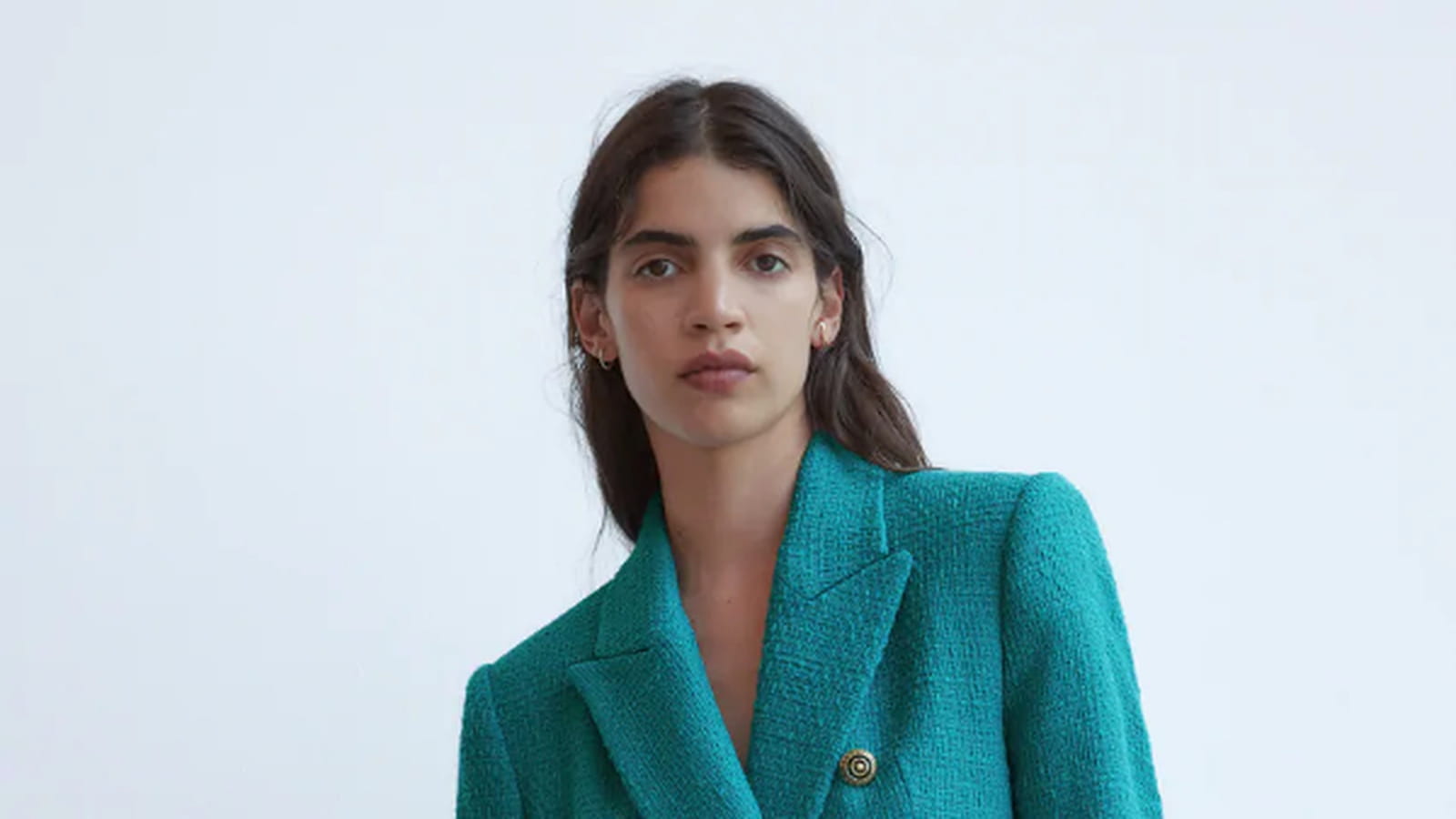 Blazer ajusté croisé