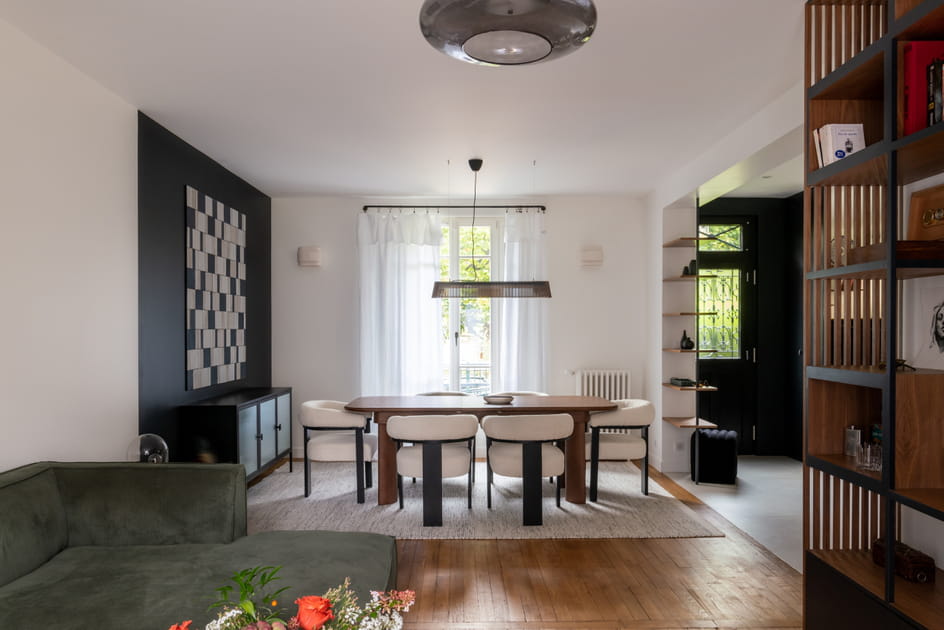 Apr&egrave;s&nbsp;: une vaste salle &agrave; manger coordonn&eacute;e &agrave; la cuisine