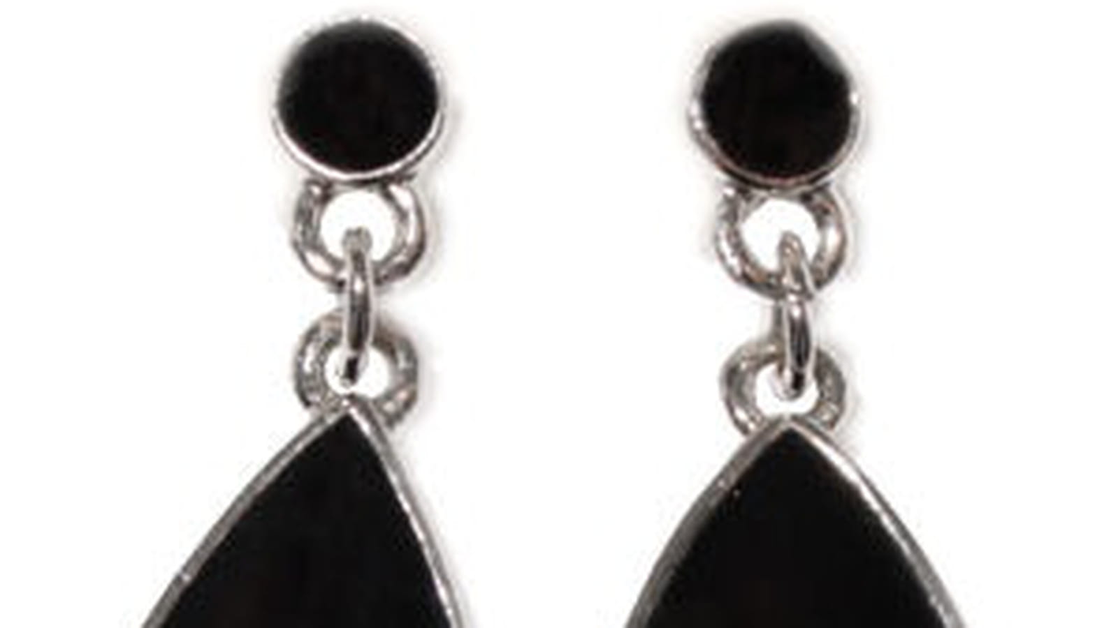 Boucles d'oreille noires de Grain de Malice