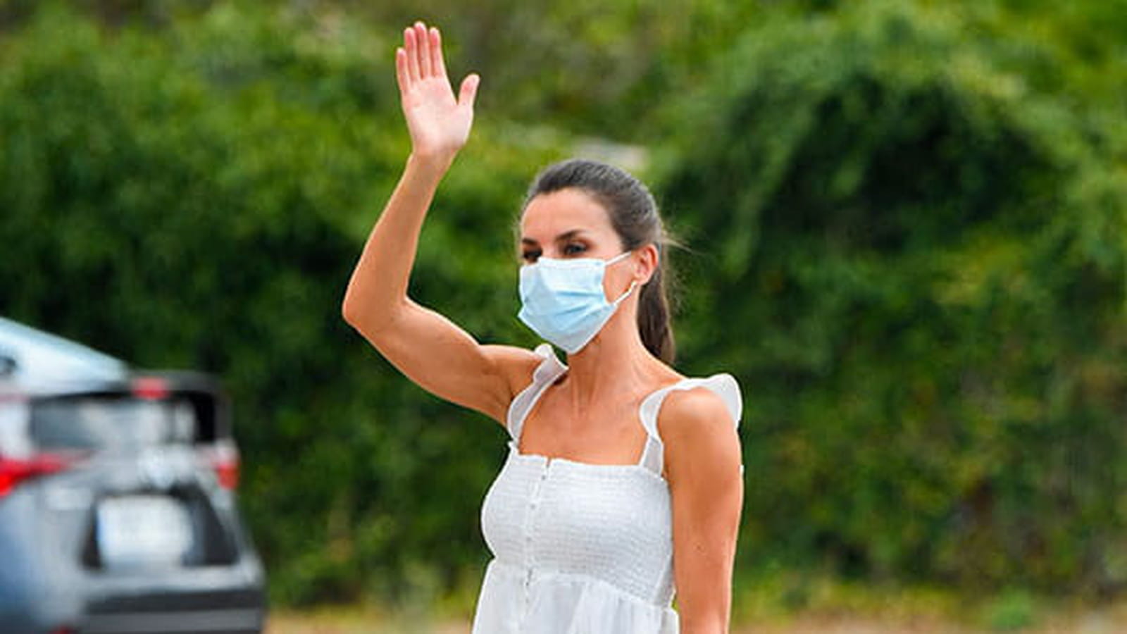 Letizia d'Espagne le 13 août 2020