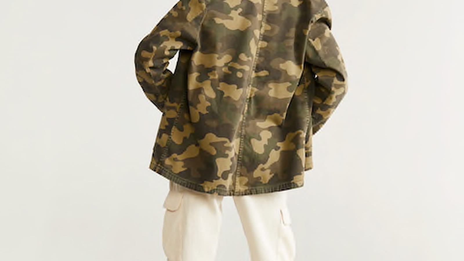 Veste style militaire Mango