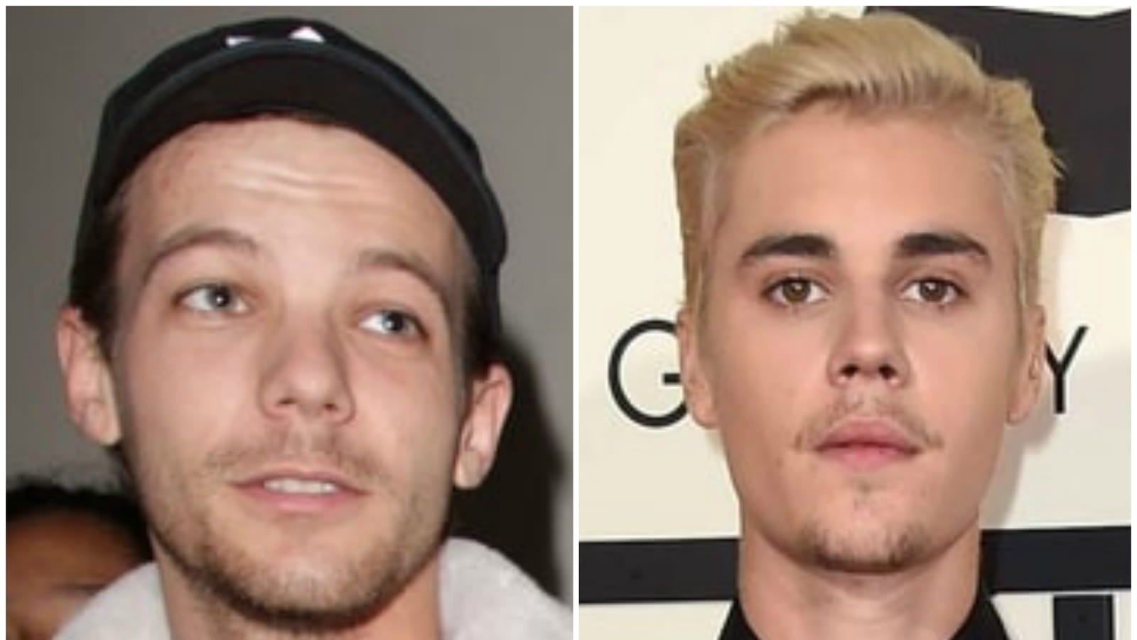 Louis Tomlinson et Justin Bieber 