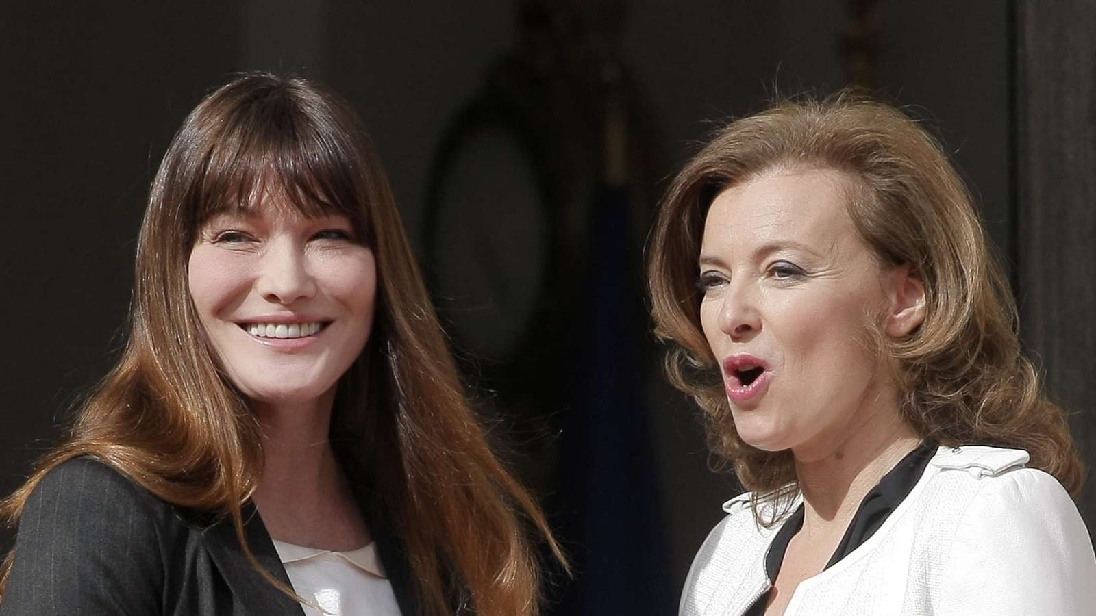 Valérie Trierweiler et Carla Bruni-Sarkozy