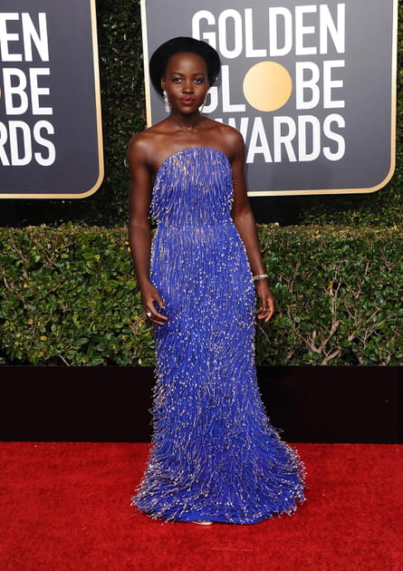 Lupita Nyong'o en Calvin Klein