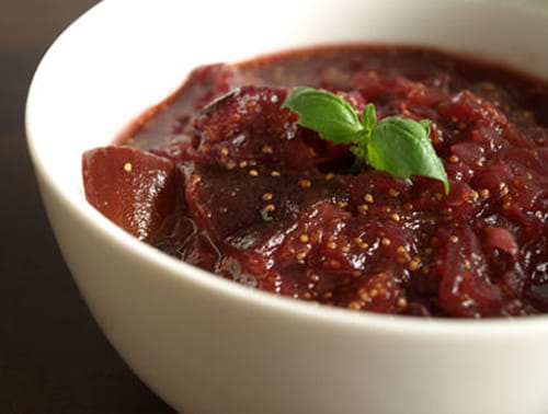 Chutney à l'oignon et aux figues