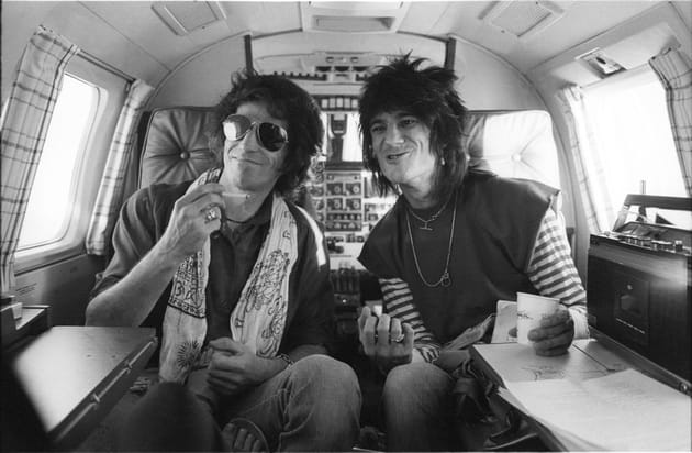 Keith Richards et Ron Wood, gueules de rockeurs