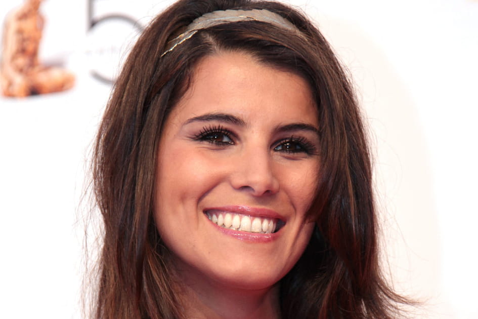 Karine Ferri, ang&eacute;lique avec ses fossettes