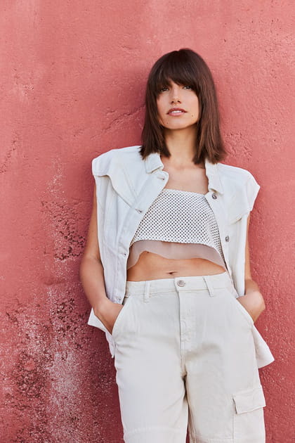 Le carr&eacute; mi-long avec frange &eacute;paisse