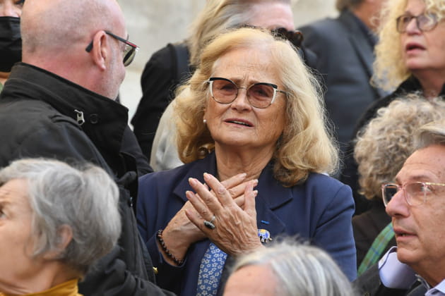 Katia Tchenko, &eacute;mue aux obs&egrave;ques de Catherine Lachens