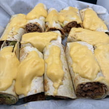 Burritos mexicains au bœuf gratinés : Etape 4