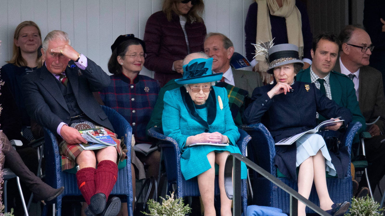 Prince Charles, Reine Elizabeth II, Princesse Anne